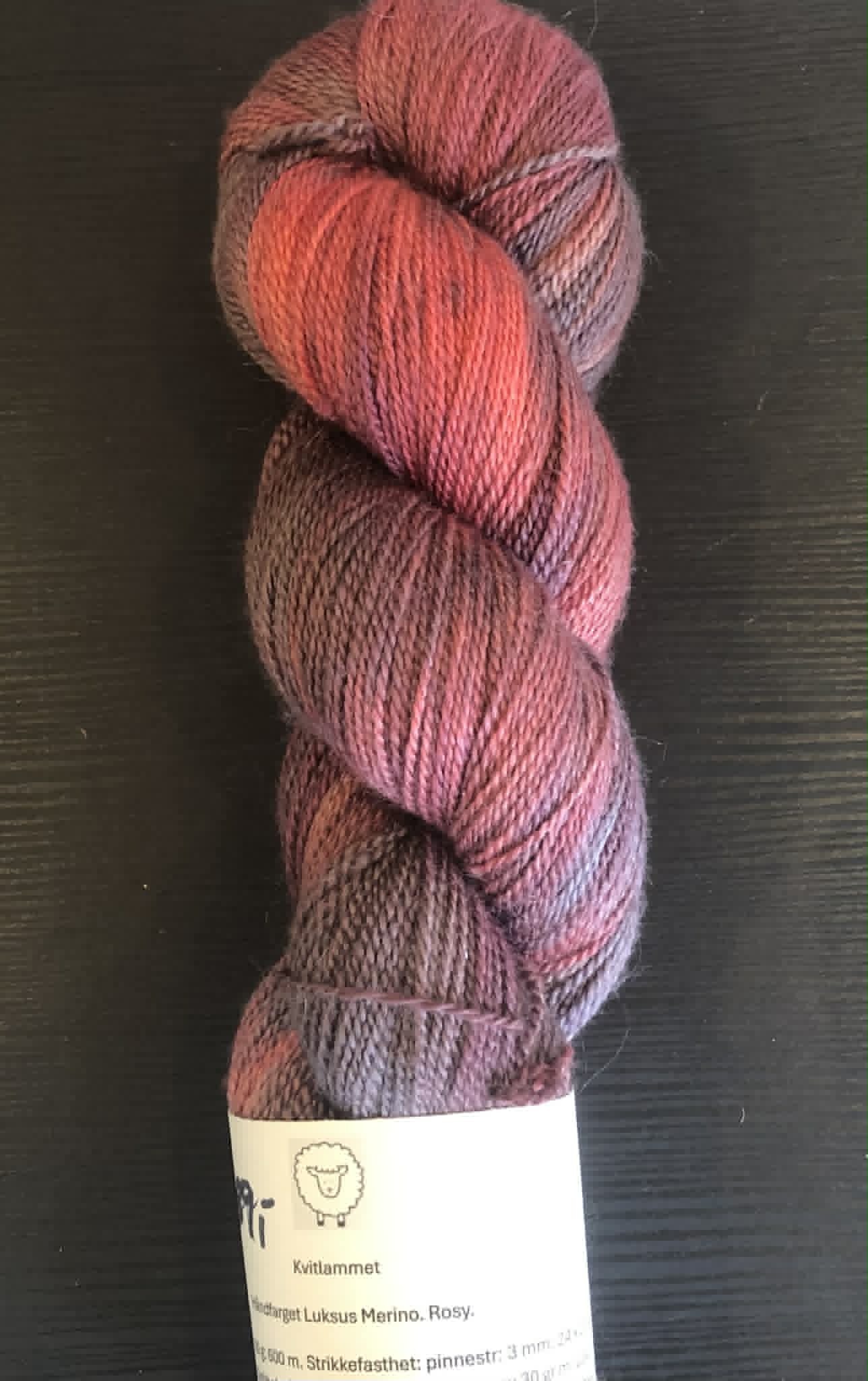 Kvitlammets Luksus merino. Rosy. TILBUD - INGEN BYTTERETT. ENKELTHESPE.