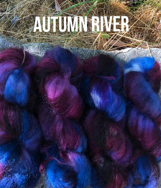 Autumn River. Fat Mohair, ubehandlet.