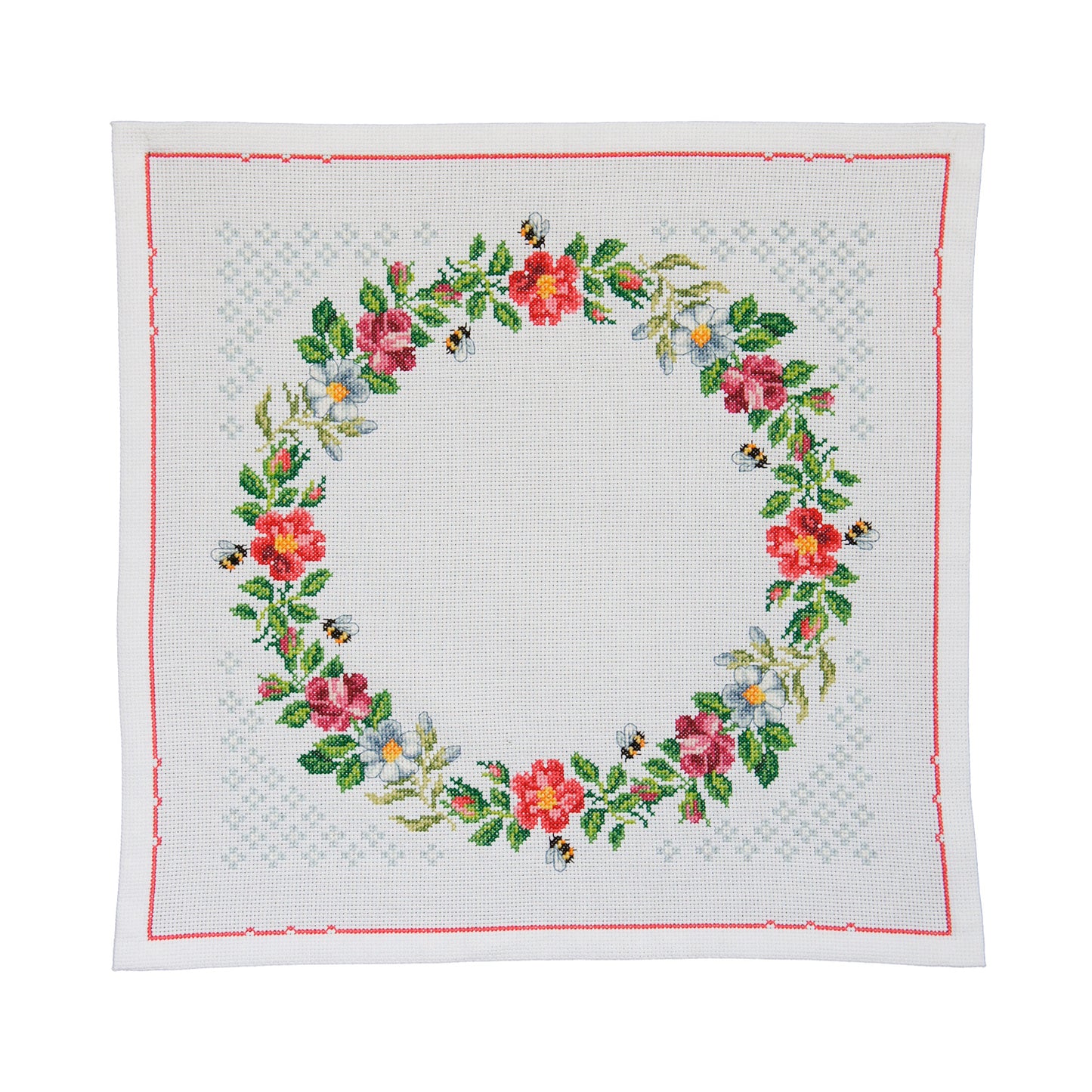 Broder din egen duk - Midtsommerkrans-duk.