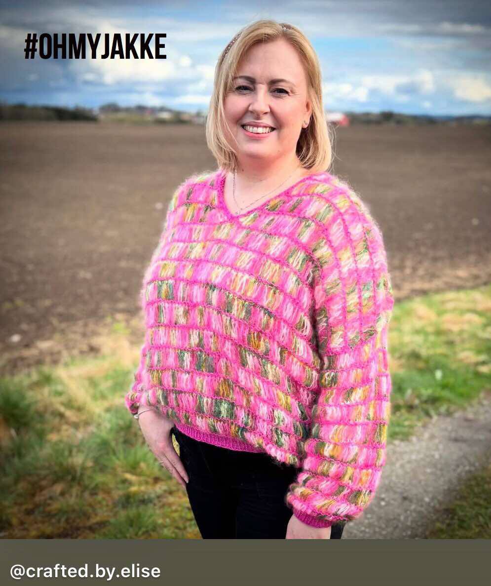 Gladiol. Fat Mohair, ubehandlet. 100 g: Ca 200 m.