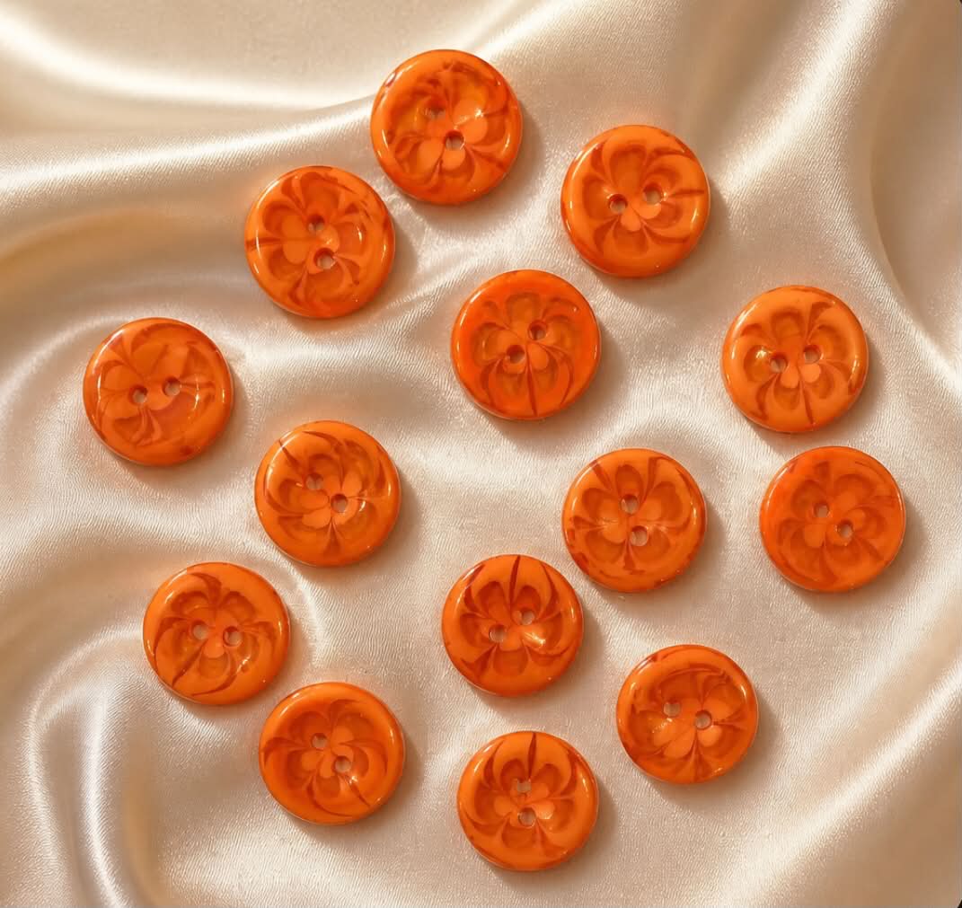 Knapp – Orange, 13 mm