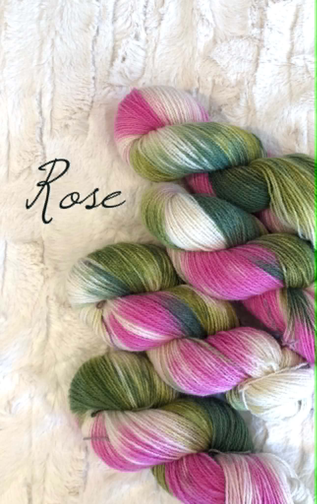 Ravngarn - Rose: 2-tråds 100 % ullgarn - ubehandlet. FAST LAVPRIS - INGEN BYTTERETT.