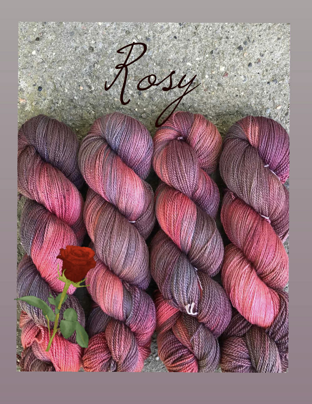 Kvitlammets Luksus merino. Rosy. TILBUD - INGEN BYTTERETT.