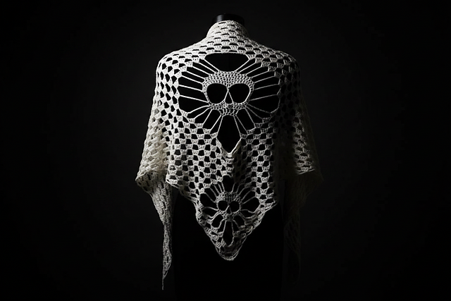 Vanitas – heklet sjal