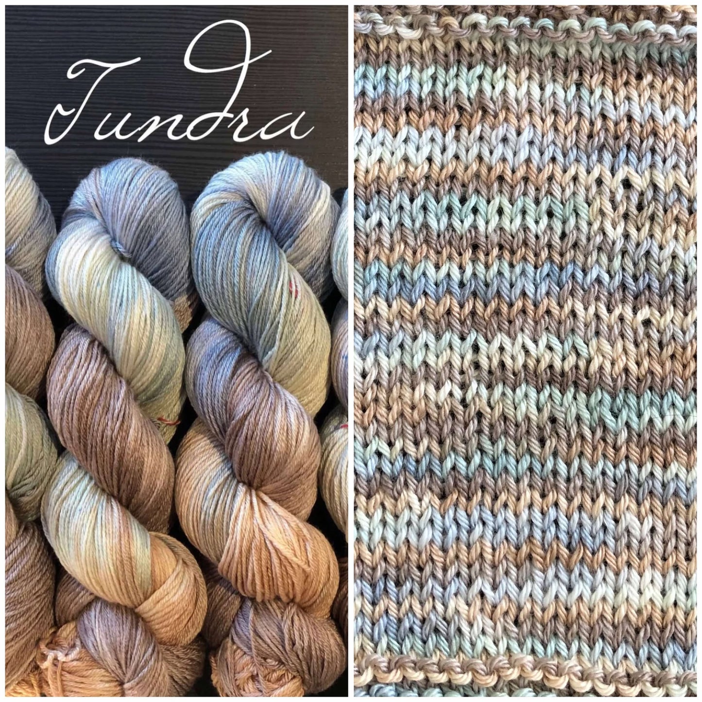 Eksklusivt Posh garn. Tundra. 100 g: ca 400 m. Ubehandlet 50 % merino ull + 50 % silke.