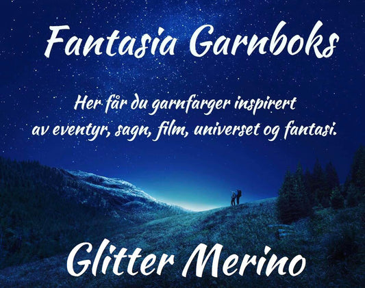 Fantasia Garnboks - Abonnement uten bindingstid. Glitter Merino.
