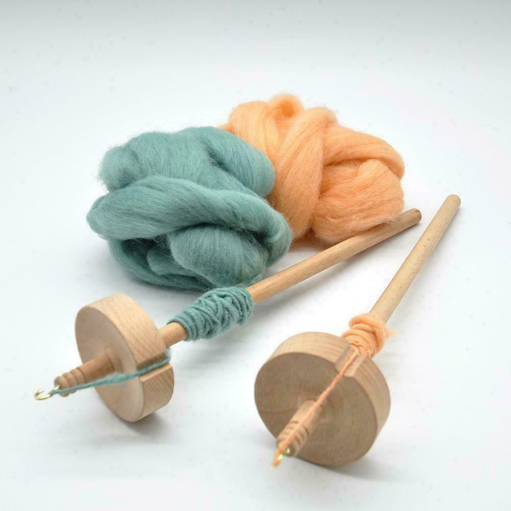 Håndteine - Drop spindle. ca 50 gr. Til spinning av garn.