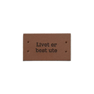 Merke, brun - Livet er best ute.