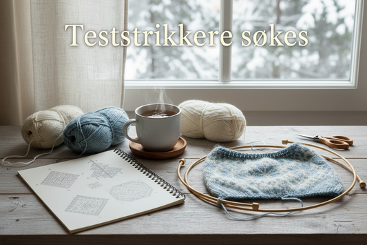 Kvitlammet søker teststrikkere!