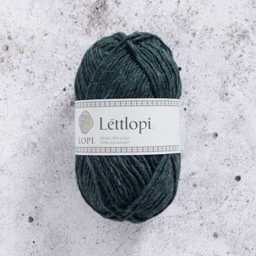 Lettlopi - Bottle green heather. 1405.