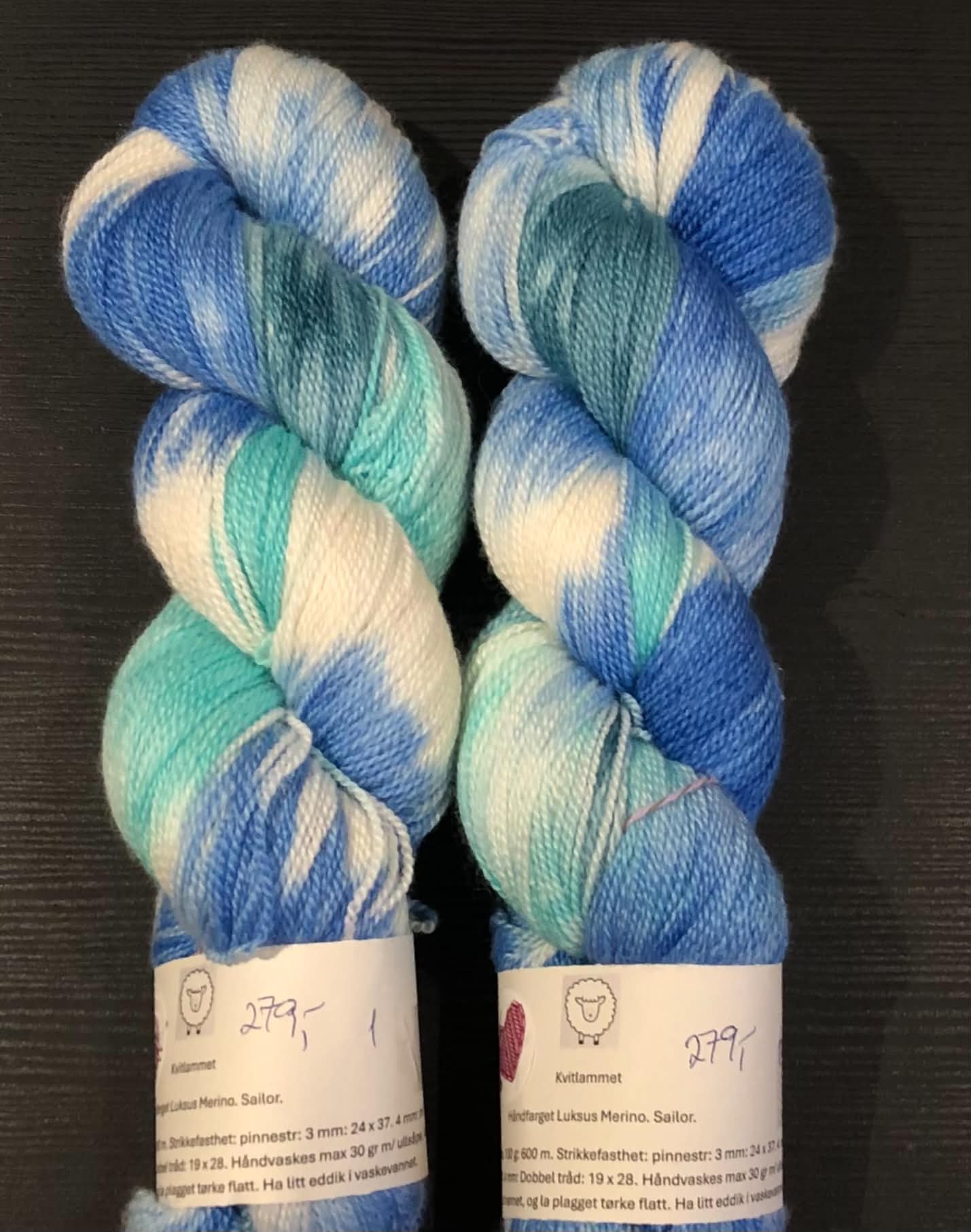 Kvitlammets Luksus merino. SAILOR. TILBUD - INGEN BYTTERETT - UTGÅENDE.