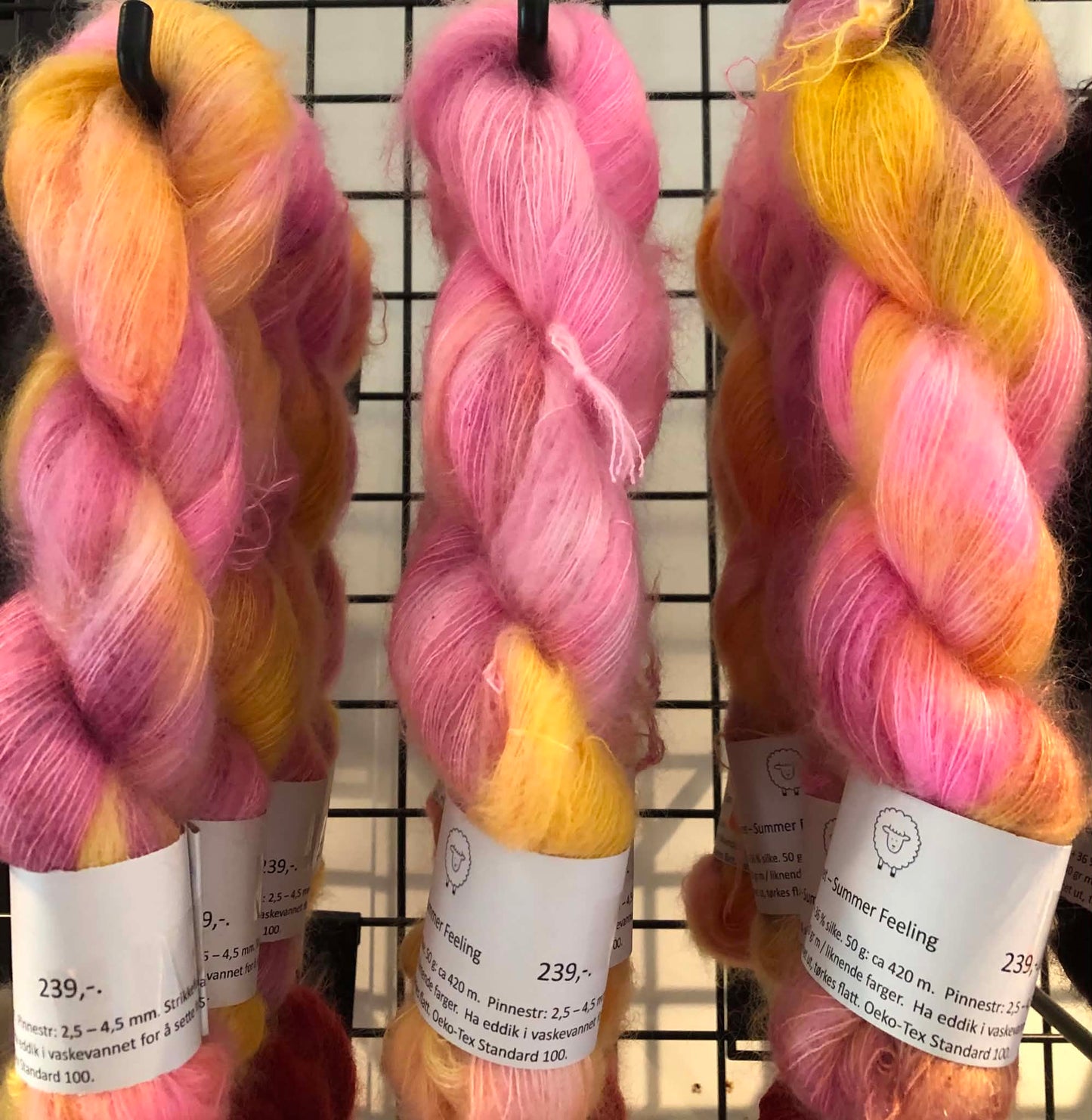 Summer Feeling. Brushed Kid Silk. TILBUD - UTGÅENDE FARGE - INGEN BYTTERETT