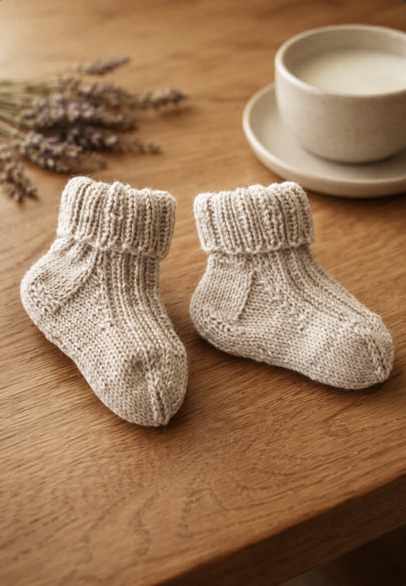 Mjukis babysokker :  Str 1 mnd - 18 mndr.