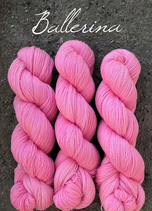 Luksus merino 1200 m. Ballerina. Melert.  100 g : ca 1200 m.