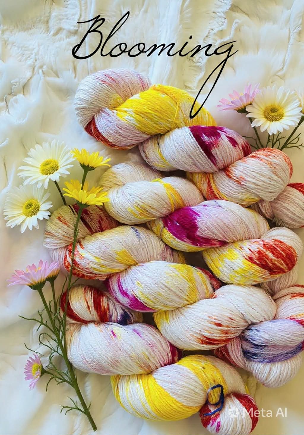 Kvitlammets Luksus merino. Blooming.