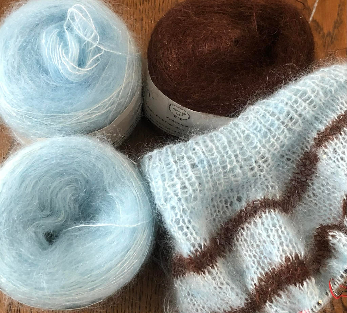 Blue Bubbles- Kid Silk Glam m/ shimmer og små paljetter.