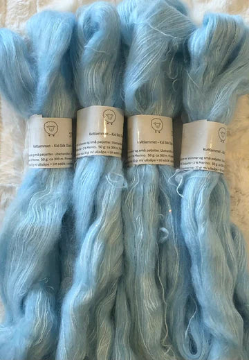 Lumiere Top - Garnpakke m/ Kid Silk Glam med små paljetter – Flere fargevalg