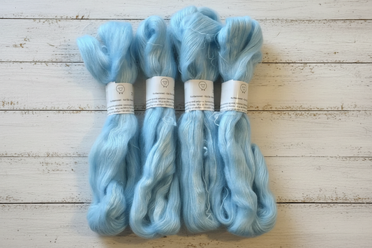Blue Bubbles- Kid Silk Glam m/ shimmer og små paljetter.