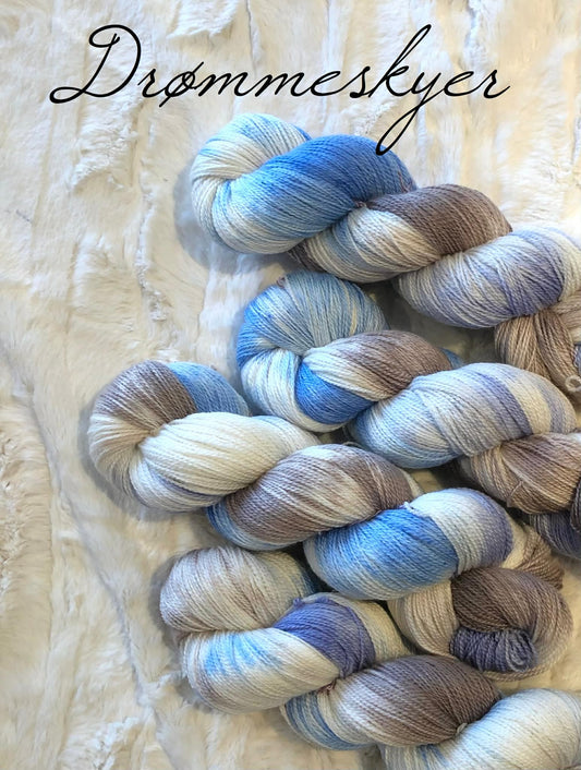 Kvitlammets Luksus merino. Drømmeskyer.