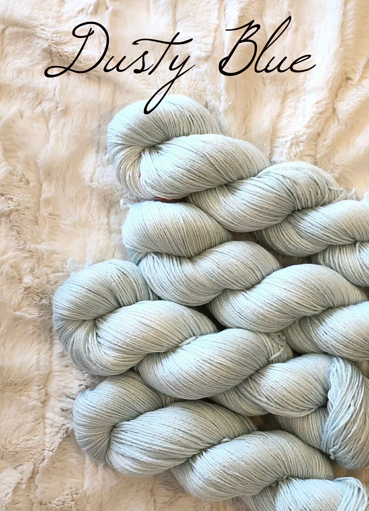 Eksklusivt Posh garn. Dusty Blue.