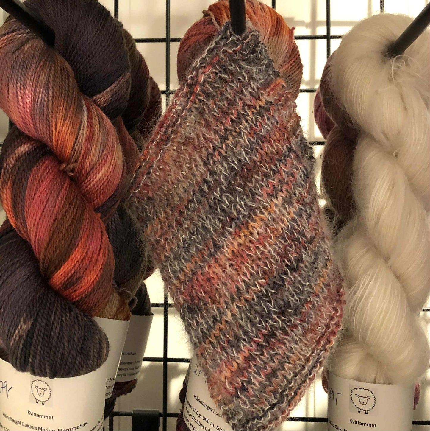 Kvitlammets Luksus merino. Flammehav.