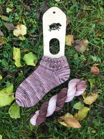 Garnpakke - 5-pakning sokkegarn m/oppskrift. ( nr 4 ) NEONFARGER.