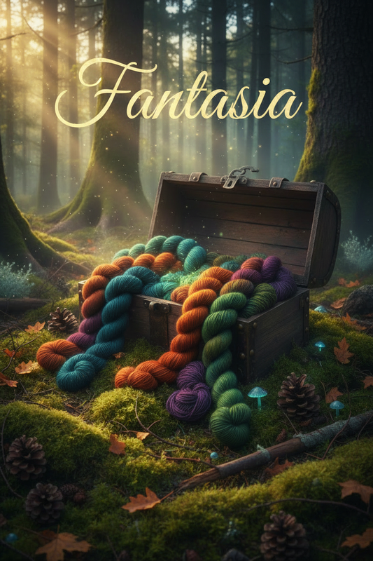 Fantasia – garnabonnement med håndfarget garn fra Rauma