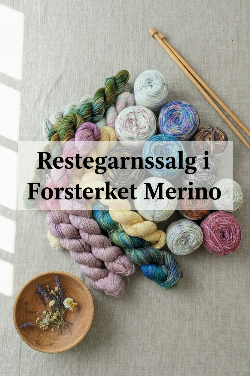 Restegarnssalg i Forsterket Merino