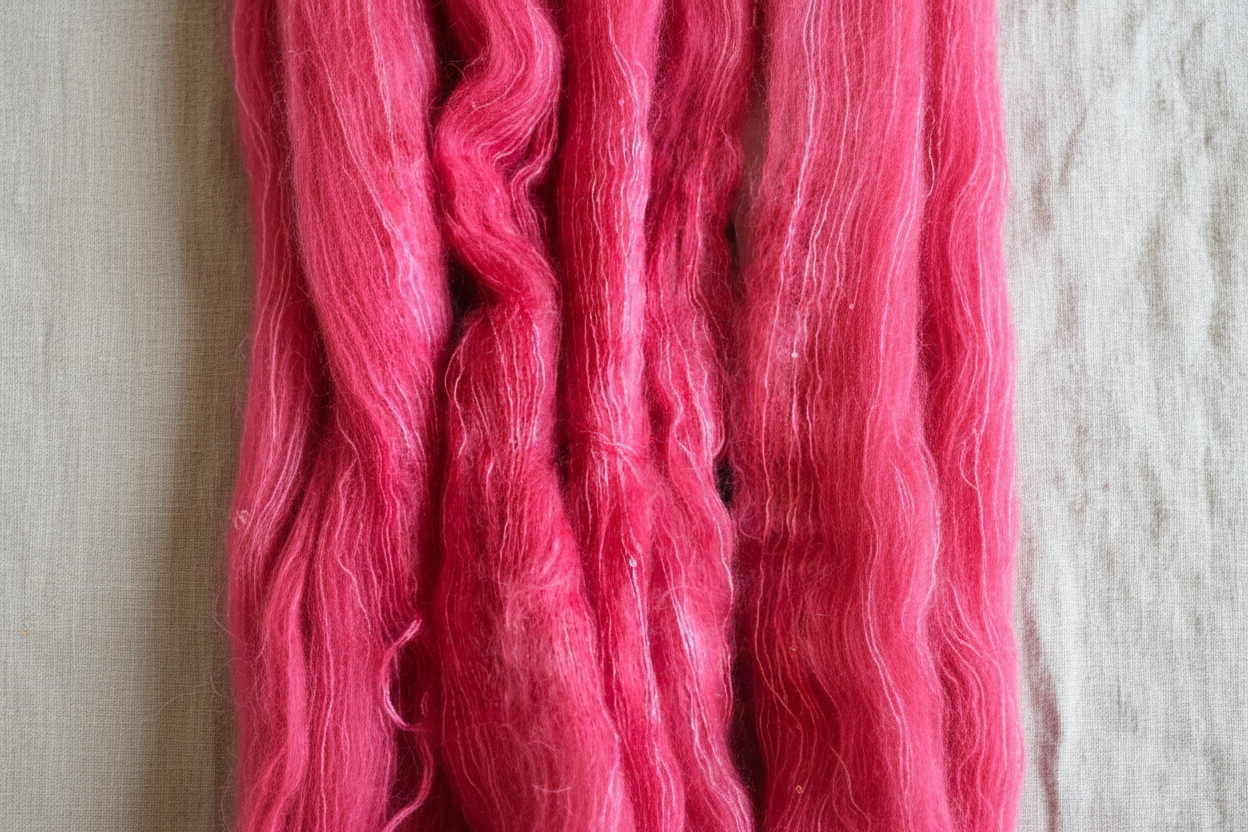 Pink Korall – Kid Silk Glam med shimmer og små paljetter