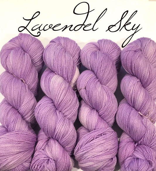 Kvitlammets Luksus merino. Lavendel Sky. Melert.