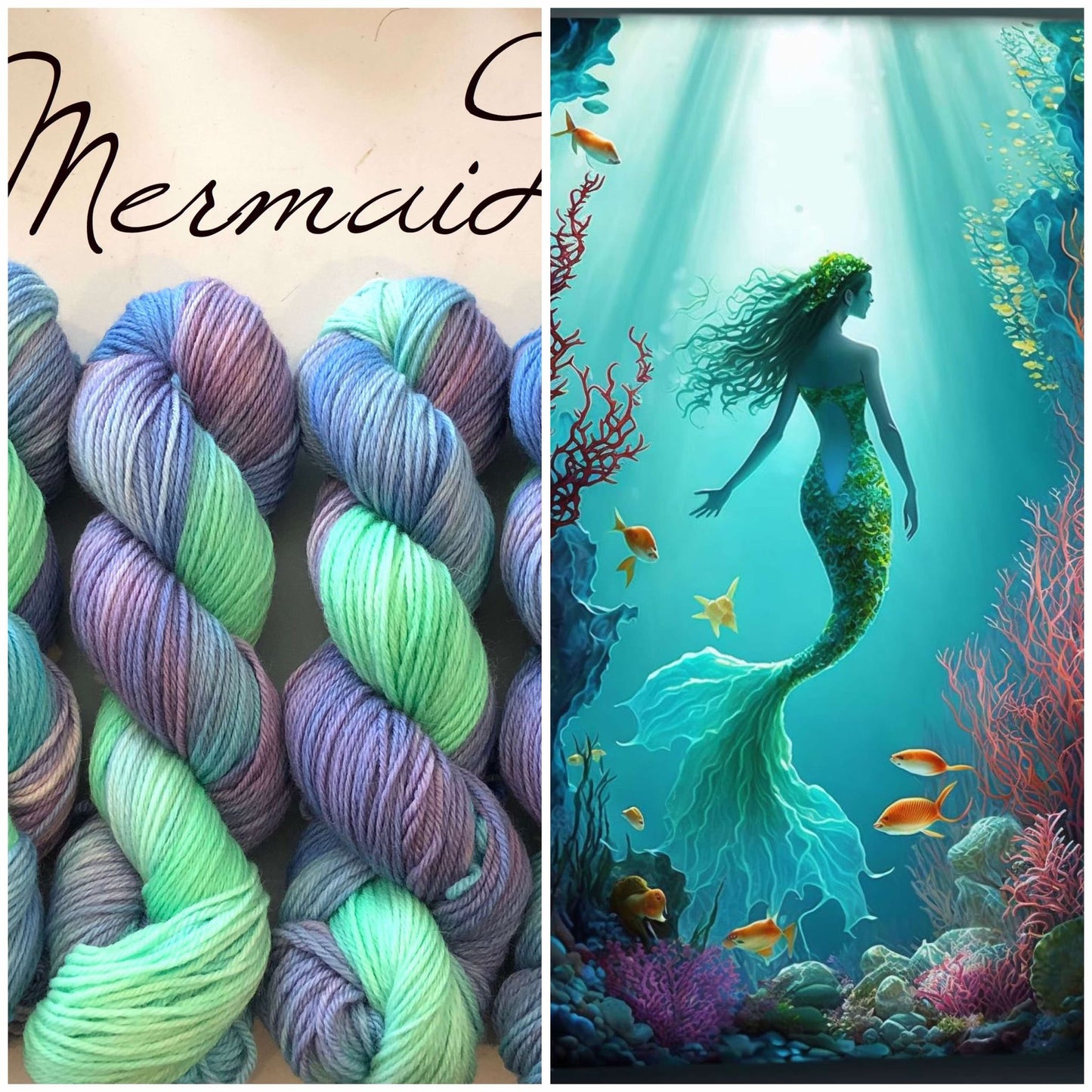 Lubben Merino. Farge: Mermaid