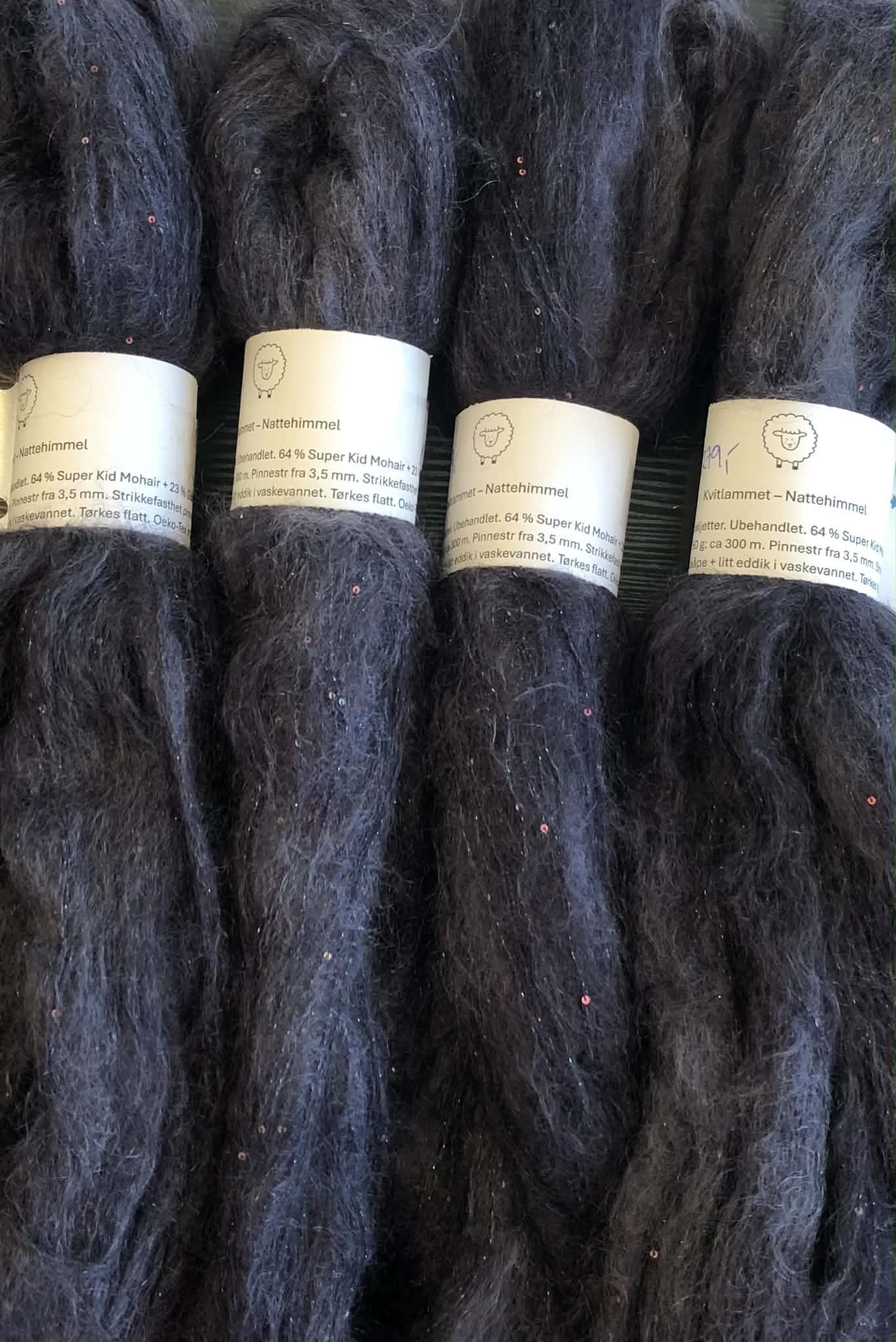 Nattehimmel – Kid Silk Glam med shimmer og små paljetter