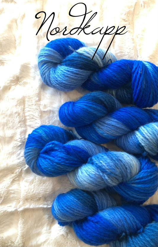 Håndfarget Vams fra Rauma. Nordkapp