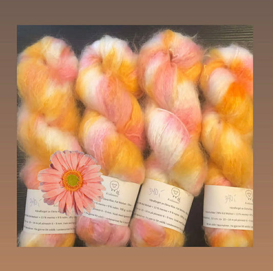 Olivia. Fat Mohair, ubehandlet. TILBUD - INGEN BYTTERETT. UTGÅENDE FARGE.