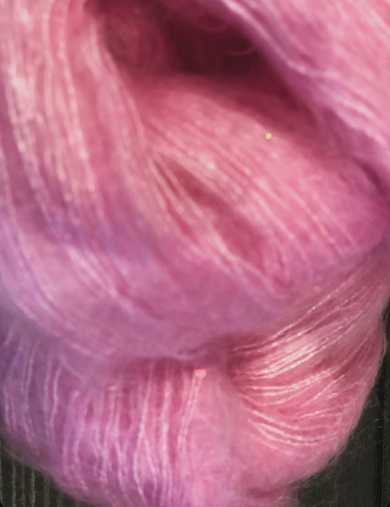 Pink Marshmallow - Kid Silk Glam m/ shimmer og små paljetter.