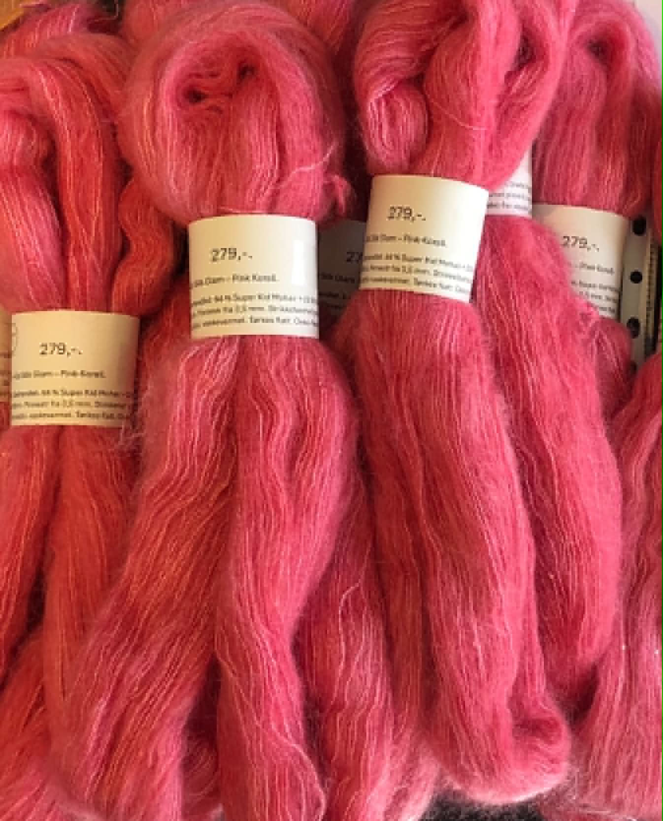 Pink Korall – Kid Silk Glam med shimmer og små paljetter