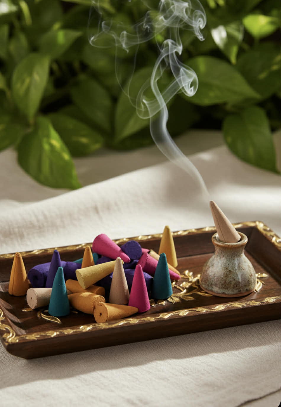 Røkelses-kjegler/kiler - Div dufter - 20 stk.