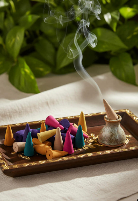 Røkelses-kjegler/kiler - Div dufter - 20 stk.