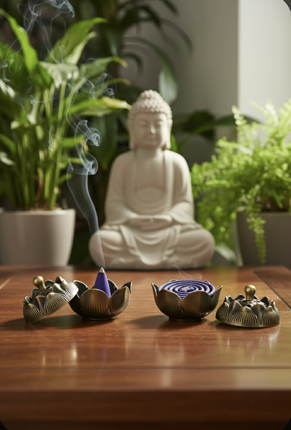 Røkelseholder i bronse. ( Pr stk. )