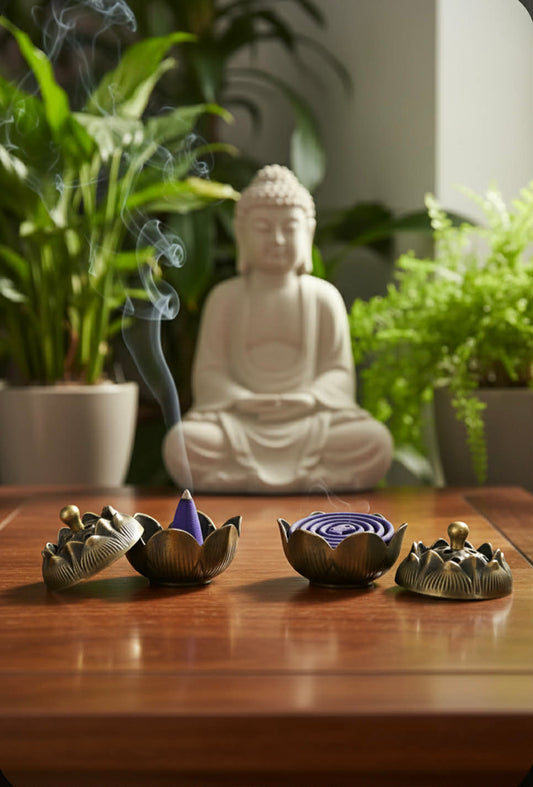 Røkelseholder i bronse. ( Pr stk. )