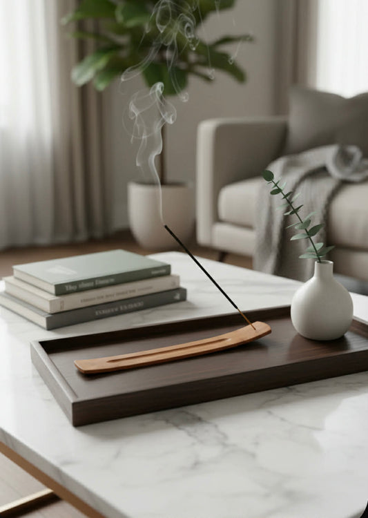 Røkelseholder i tre.