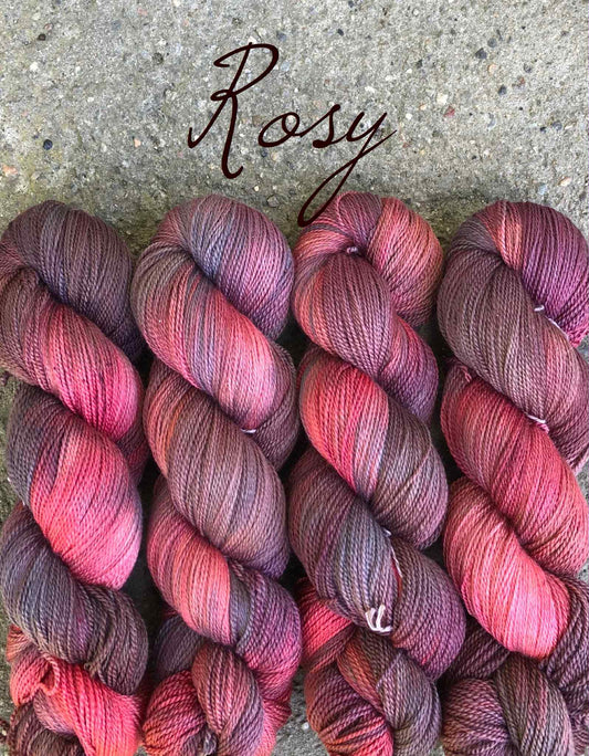 Kvitlammets Luksus merino. Rosy.
