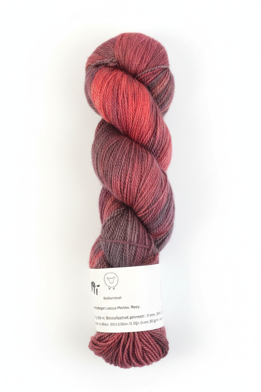 Kvitlammets Luksus merino. Rosy. TILBUD - INGEN BYTTERETT. ENKELTHESPE.