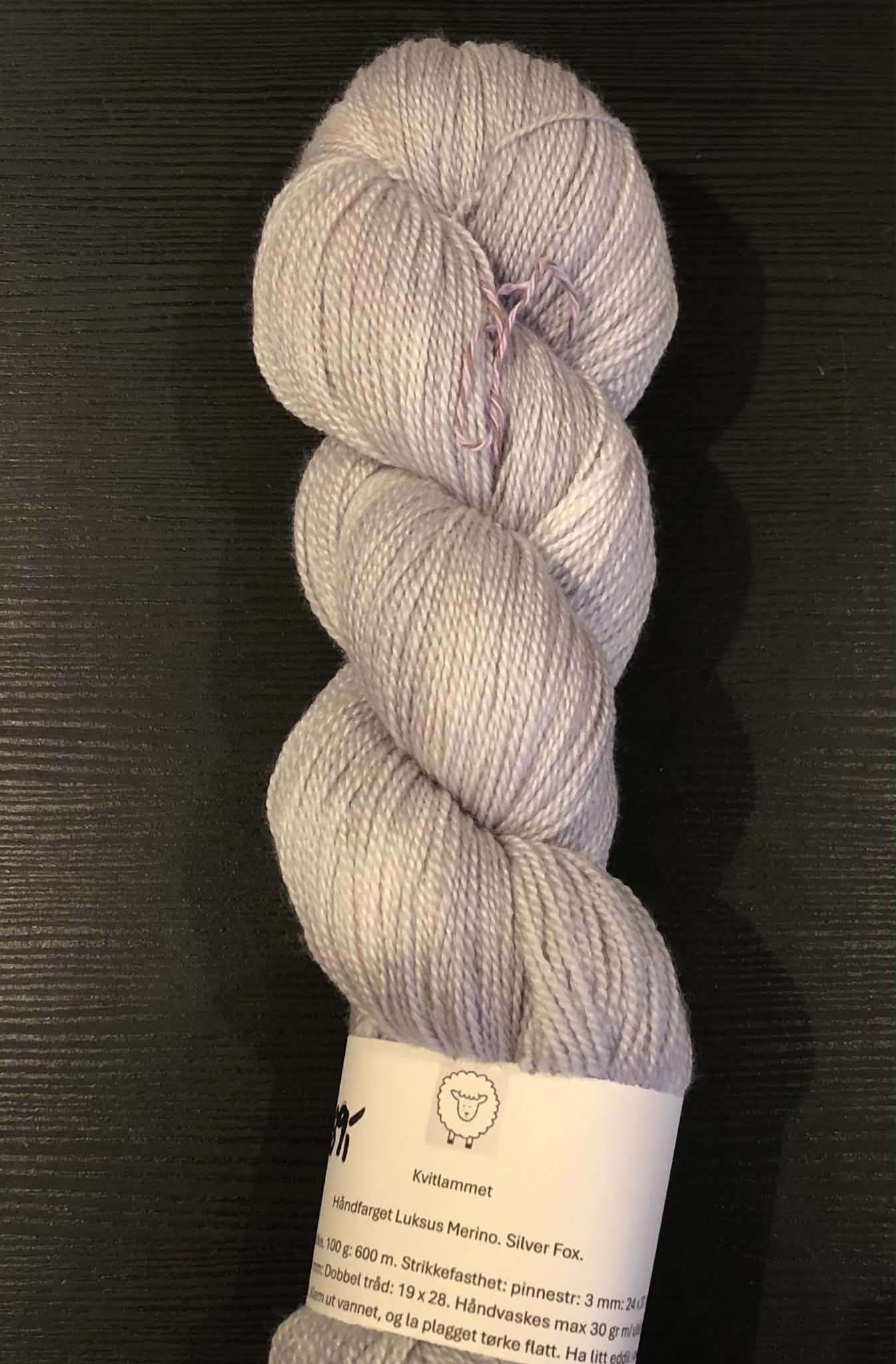 Luksus merino. Silver Fox. TILBUD - ENKELTHESPE - INGEN BYTTERETT.