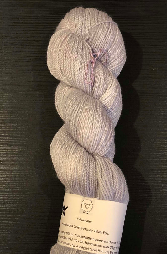 Luksus merino. Silver Fox. TILBUD - ENKELTHESPE - INGEN BYTTERETT.