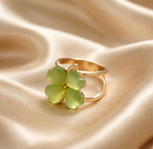 Skjerf-ring  - Dus grønn