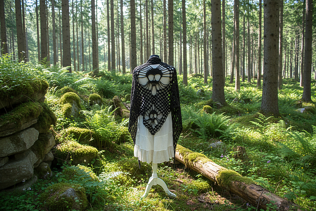 Vanitas – heklet sjal