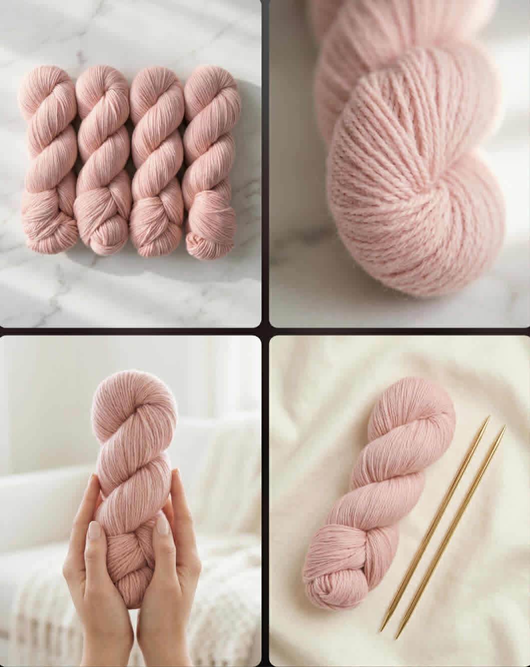 Ravngarn - Farge: Soft Pink.  2-tråds 100 % ullgarn - ubehandlet. FAST PRIS