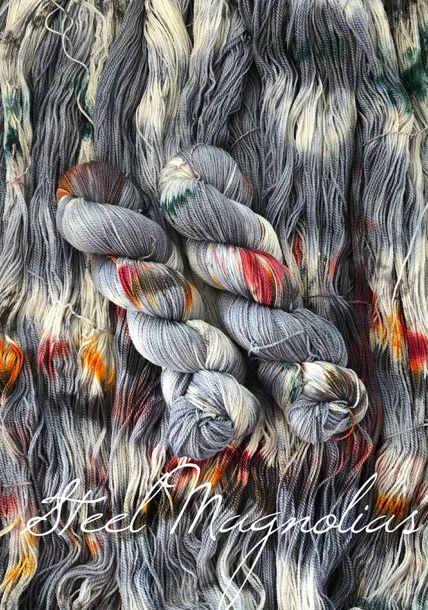 Kvitlammets Luksus merino. Steel Magnolias.