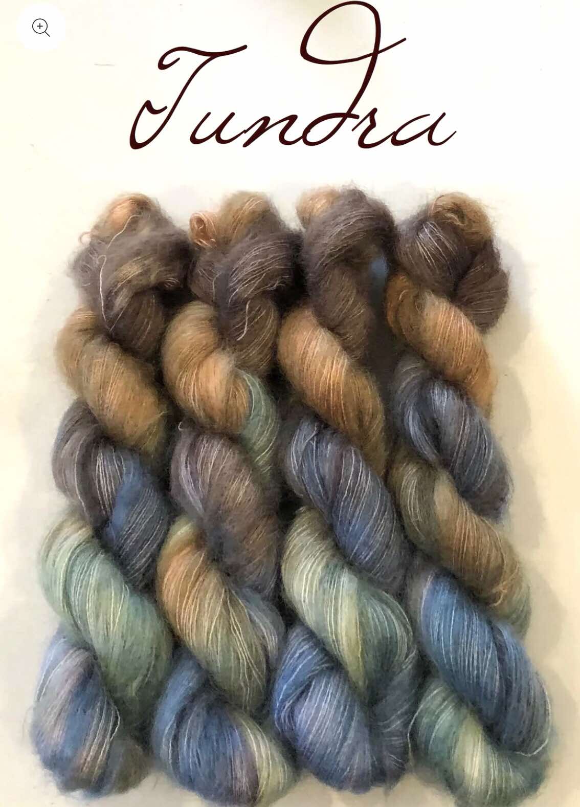 Tundra. Brushed Kid Silk, ubehandlet. Ca 420 m.